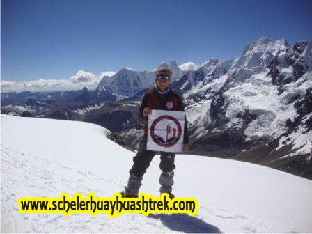 Summit Diablo Mudo Huayhuash Mountain Range